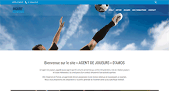 Desktop Screenshot of agent-de-joueur.com
