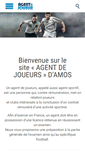 Mobile Screenshot of agent-de-joueur.com